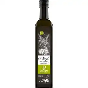 Salatöl Ölmühle Solling Bio Kräuter-Knoblauchöl, 500 ml