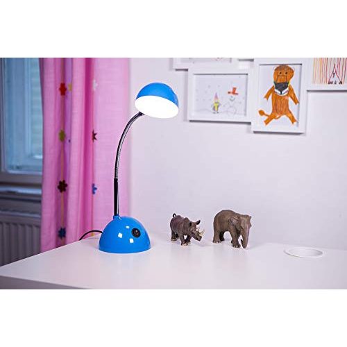Schreibtischlampe Kinder Limundo Blau mit schwenkbaren Kopf