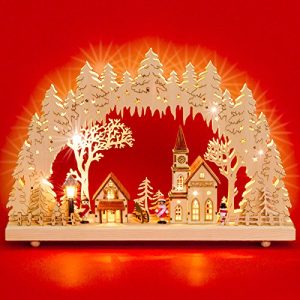 Schwibbogen SIKORA Weihnachtswelt Sikora LB52 beleuchtet LED