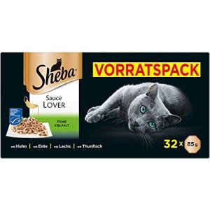 Cibo per gatti Sheba Sheba Sauce Lover 32 x 85g