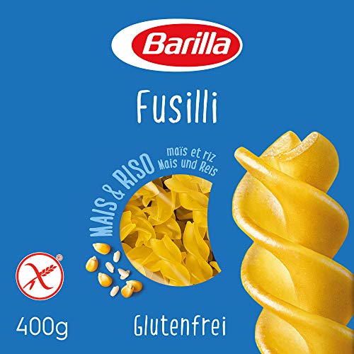 Spirelli Barilla Pasta Nudeln Glutenfreie Fusilli, 400 g