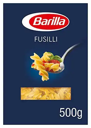 Spirelli Barilla Pasta Nudeln Klassische Fusilli, 500g