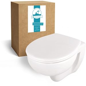 Spülrandloses WC Calmwaters ® Set mit Absenkautomatik