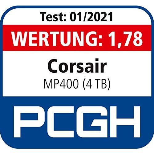 SSD (4TB) Corsair MP400 4TB M.2 NVMe PCIe x4 Gen3 SSD