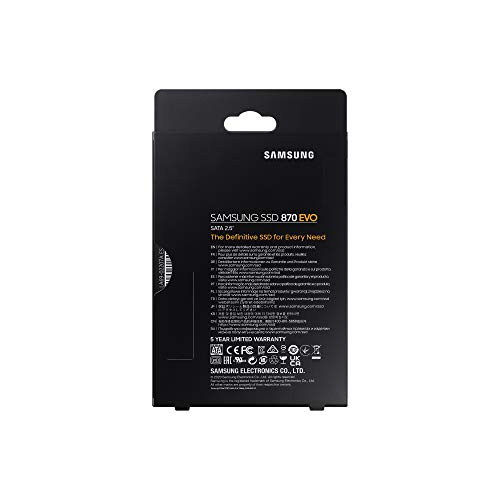 SSD (4TB) Samsung 870 EVO 4 TB SATA 2,5″ Intern Solid State Drive