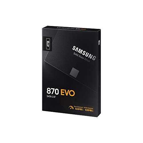 SSD (4TB) Samsung 870 EVO 4 TB SATA 2,5″ Intern Solid State Drive