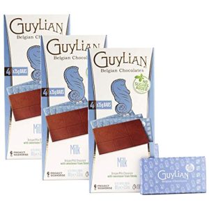 Stevia-Schokolade GuyLian, belgische Milch-Schokolade, 3x 100g
