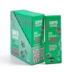 Stevia-Schokolade Soopergood Schokolade ohne Zucker, 12er