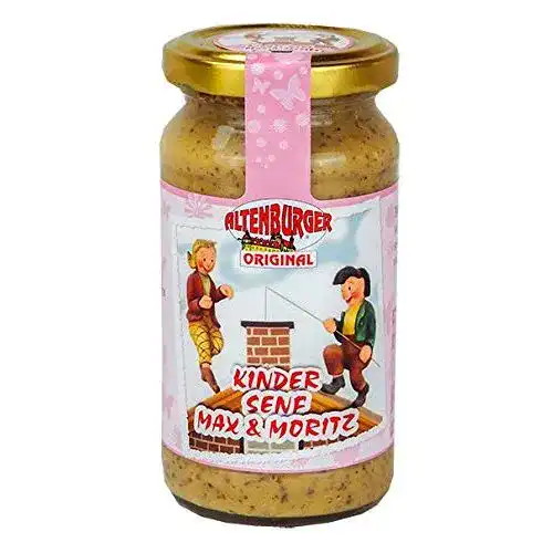 Süßer Senf Altenburger Original Kinder Senf Max & Moritz rosa