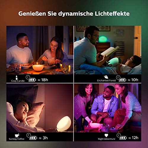 Tageslichtlampe Philips Hue White & Col. Amb. LED, dimmbar