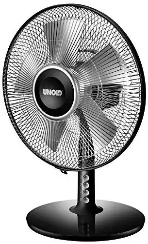 Unold-Ventilator Unold 86818 TISCHVENTILATOR Silverline Black