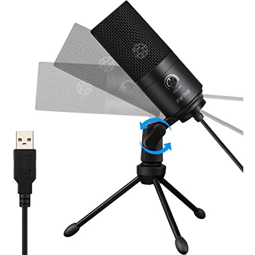 USB-Kondensatormikrofon FIFINE USB Mikrofon, mit Ständer