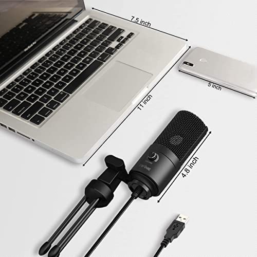 USB-Kondensatormikrofon FIFINE USB Mikrofon, mit Ständer