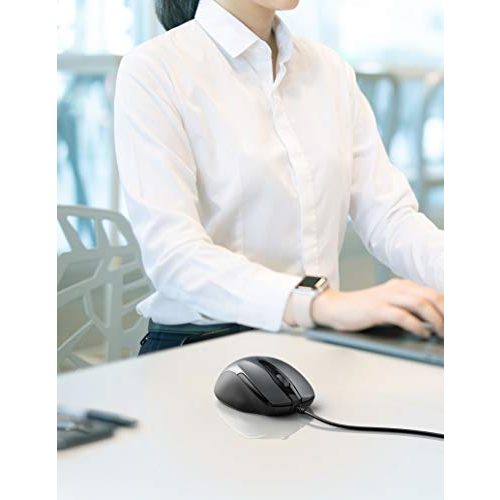 USB-Maus TECKNET Wired Maus Optical Business Mouse
