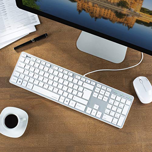 USB-Tastatur Hama PC Tastatur, kabelgebunden, geräuscharm