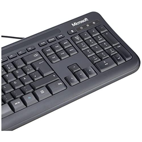 USB-Tastatur Microsoft Wired Keyboard 600, schwarz, QWERTZ