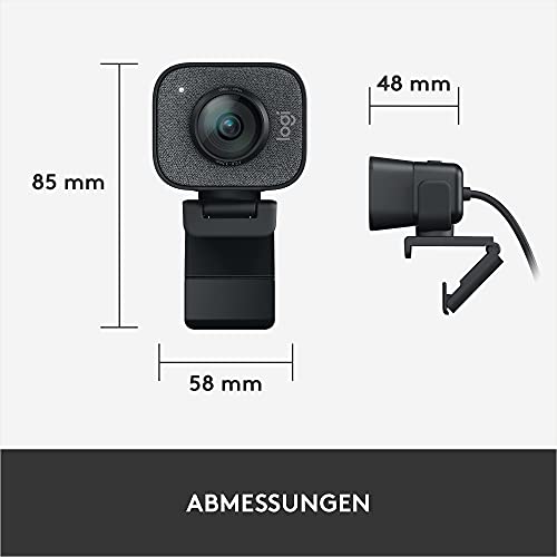 Webcam mit Mikrofon Logitech StreamCam, Livestream-Webcam