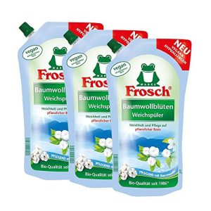 Weichspüler (vegan) Frosch 3x Baumwollblüten Weichspüler 1 Liter
