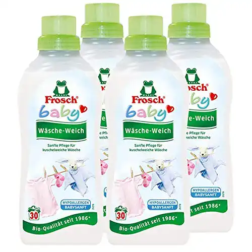Weichspüler (vegan) Frosch 4x Baby Wäsche-Spüler 750 ml
