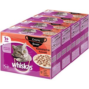 Whiskas-Katzenfutter whiskas 1 + Creamy Soups Katzenfutter