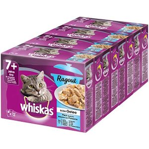 Whiskas-Katzenfutter whiskas 7 + Katzenfutter Ragout 48 à 85g