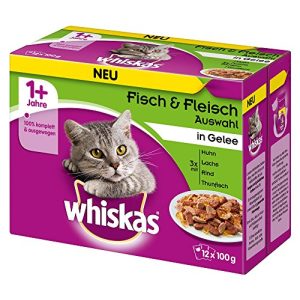 Whiskas-Katzenfutter whiskas Katzenfutter Gemischt 4 x 12 x 100 g