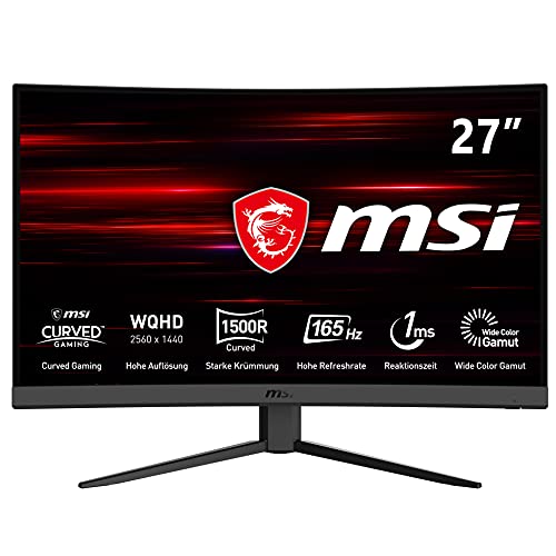 Die beste wqhd monitor 27 zoll msi optix g27cq4 006 va panel 165 hz Bestsleller kaufen