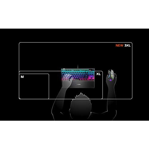 XXL-Mauspad SteelSeries QcK 3XL Prism RGB, RGB-Beleuchtung