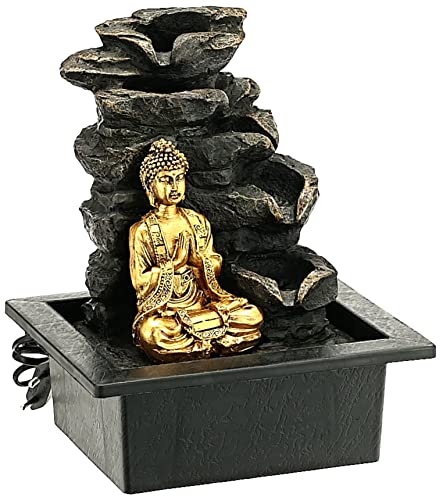 Die beste zimmerbrunnen zen light shira mit pumpe und led beleuchtung Bestsleller kaufen