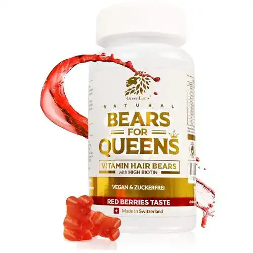 Zuckerfreie Gummibärchen GreenLions ® BEARS FOR QUEENS
