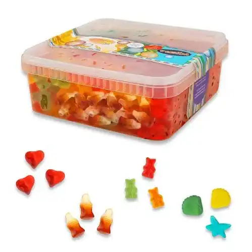 Zuckerfreie Gummibärchen PE ÄM Deine Naschbox, 1 kg