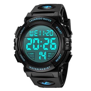 Armbanduhr mit Vibrationsalarm A ALPS Digital Herren Uhren