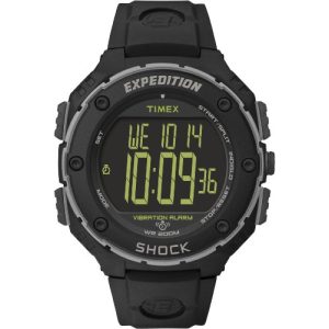 Armbanduhr mit Vibrationsalarm Timex Herren Digital Quarz Uhr