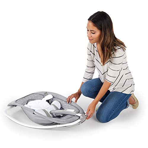 Babywippe bis 18 kg Ingenuity, 2 in 1 Babywippe, Cuddle Lamb