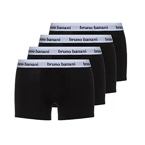 Boxershorts bruno banani Herren Unterhosen Snazzy, 4er Pack