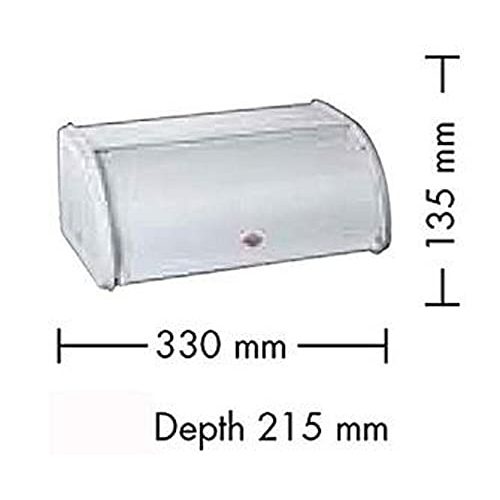 Brotkasten (Edelstahl) WESCO Rollbrotkasten klein 33×13,5×21,5