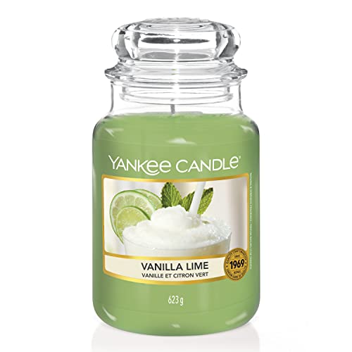 Die beste duftkerzen yankee candle duftkerze im glas gross vanilla lime Bestsleller kaufen