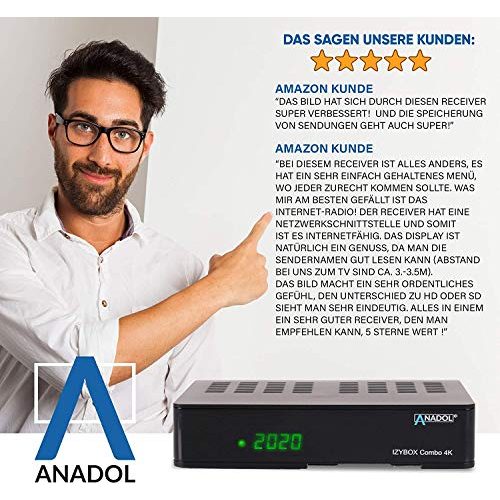 DVB-T2-Receiver Anadol, IZYBOX Combo 4K Sat-Receiver