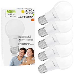 Energiesparlampen Lumare E27 LED Lampe 7W, 5er Set