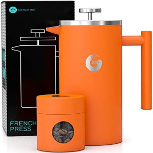 French-Press Edelstahl Coffee Gator, plus Behälter, doppelwandig