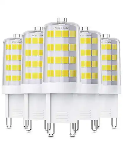 G9-LED QNINE G9 LED Kaltweiss, 4W, 6000K, 5er Pack