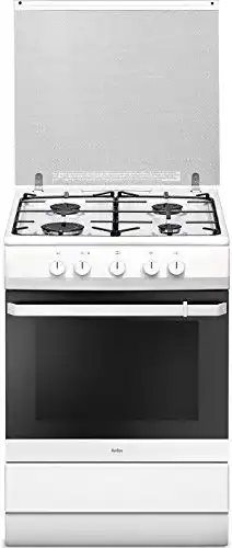Gasherd mit Gasbackofen Amica SHGG11647W, 4 Brenner 60 cm