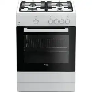 Gasherd mit Gasbackofen Beko FSG62000DWL Gasherd A