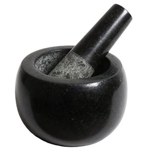 Granit-Mörser TUDIMO Mörser mit Stößel Granit Schwarz