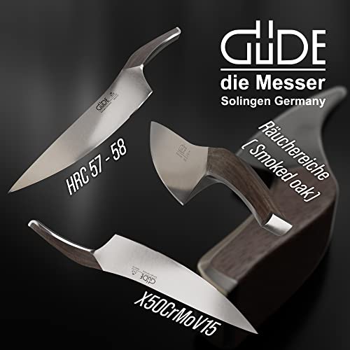 Güde-Kochmesser Güde GÜDE Solingen, 23 cm, Räuchereiche
