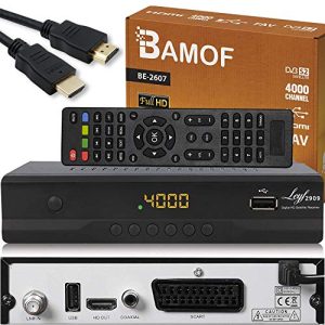 HD-Sat-Receiver hd-line Bamof BE-2607 Digital , Full HD 1080p