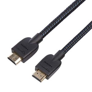 HDMI-Kabel (1m) Amazon Basics, geflochtenes HDMI-Kabel, 0,9 m
