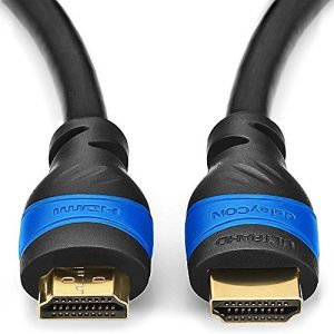 HDMI-Kabel (20m) deleyCON 20m HDMI Kabel, schwarz