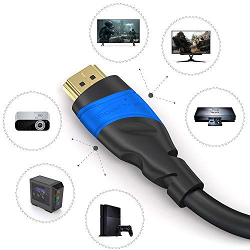 HDMI-Kabel (5m) KabelDirekt, 5 m, 4K HDMI-Kabel, schwarz