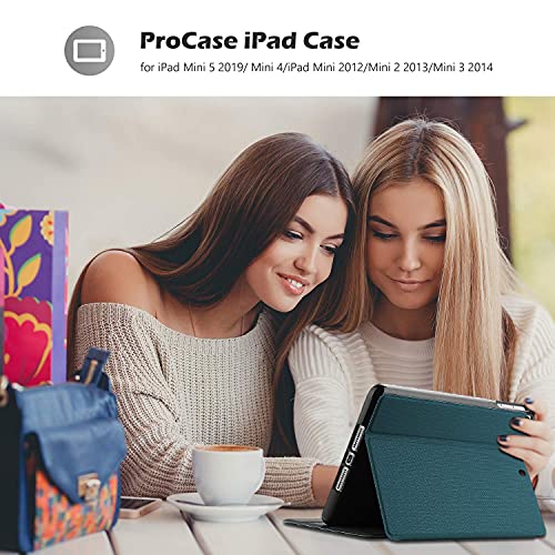 iPad-Mini-5-Hülle ProCase Buchdeckel Hülle, Klapp Leicht